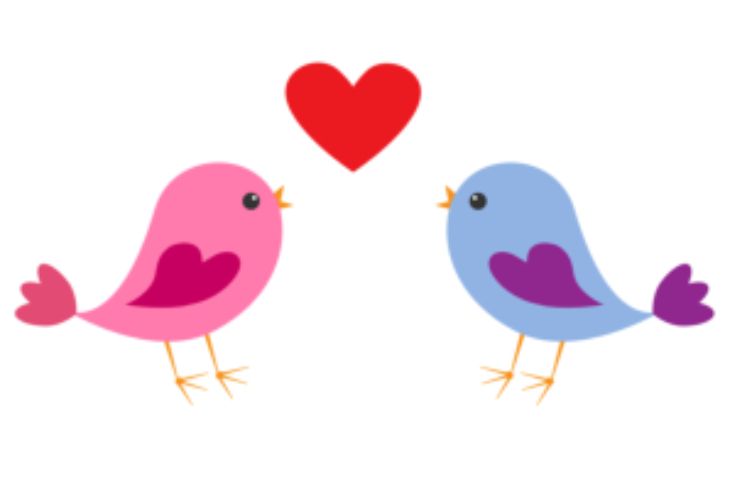 Vögel mit Herz – Biggis Design