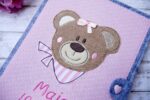 U Hefthuelle Rosa Beige Baerchen 3