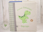 Ordnerhülle-Portfolio-Dinosaurier-gruen-beige-biggisdesign-1