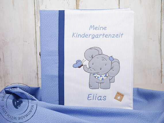 Ordnerhülle-Portfolio-Elefant-blau-grau-biggisdesign-1